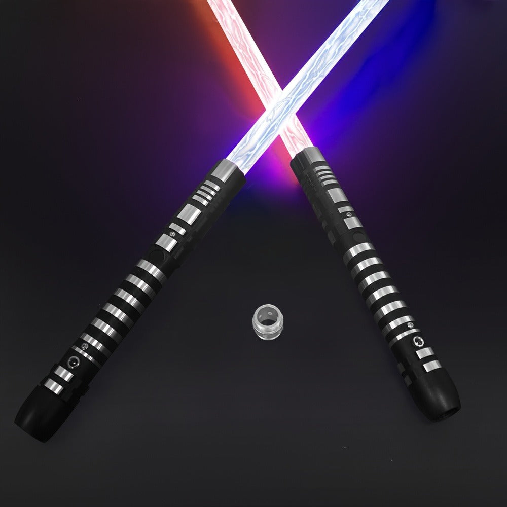 Light Up Dueling Saber 78" with 16 Color Lights & 3 Movie Sounds, 2-in-1 Dark Phantom Sword Single or Double Player — image 6