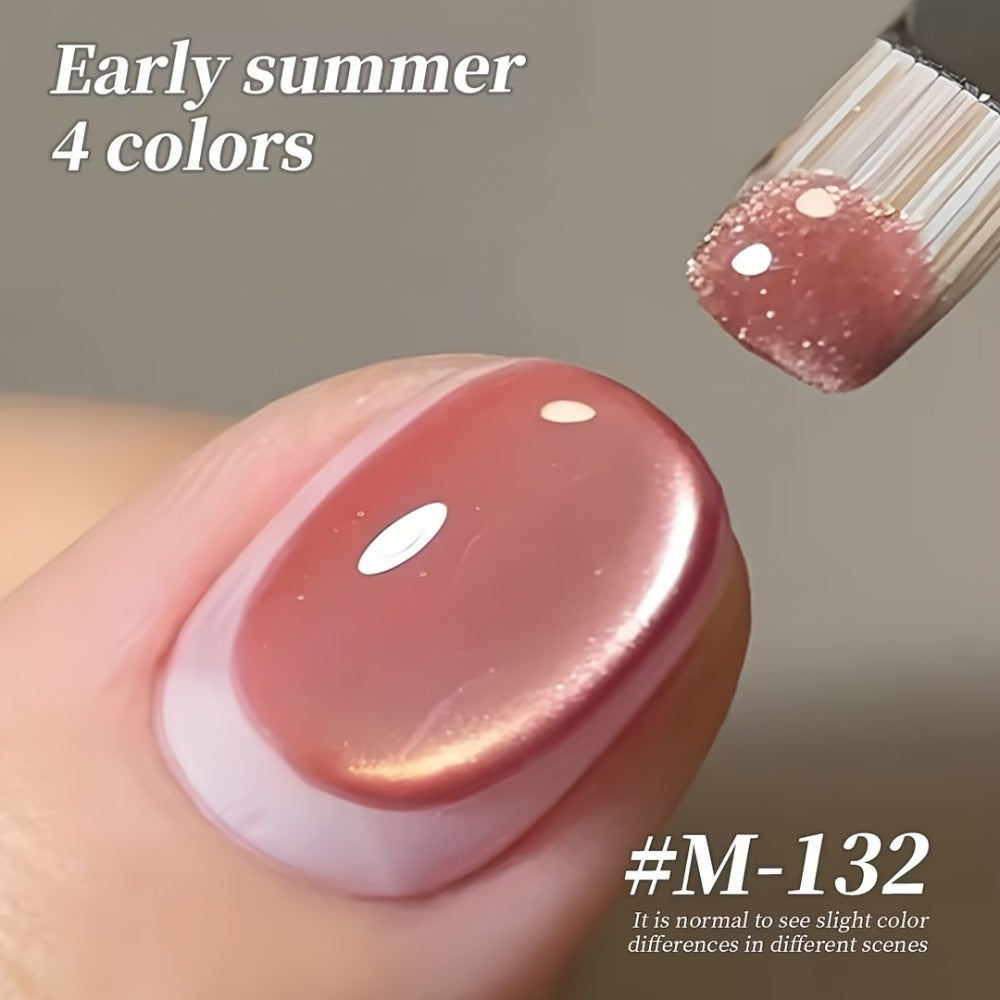 Four-Piece Cat Eye Gel Polish Set in Photo-Frame Bottles with 152, 153, 159 and 132 Color Codes — image 7