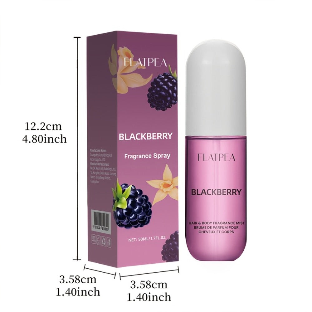 Eau de Toilette Vanilla Blackberry 50ml Body and Hair Fragrance Spray in Single or Two-Pack Options — image 4