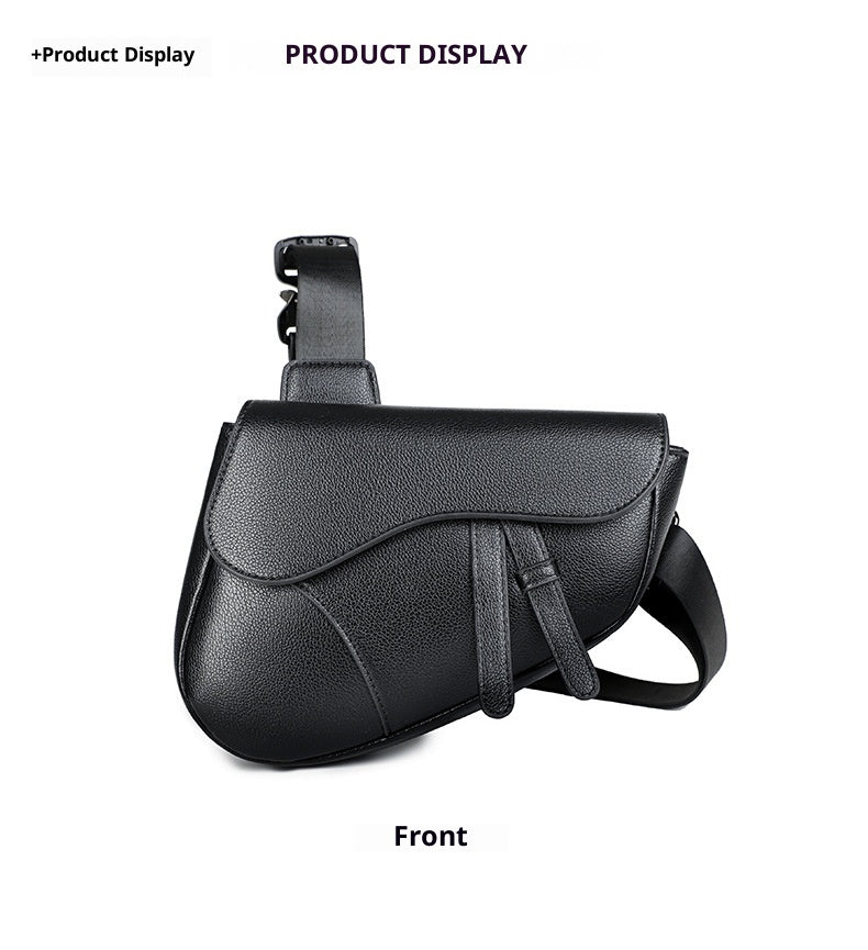 Unisex Saddle Shoulder Crossbody Chest Bag