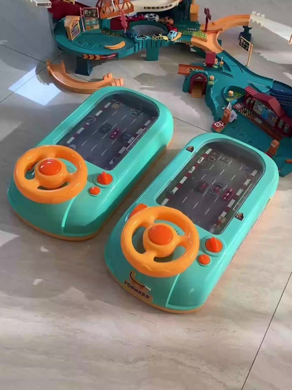 Electronic Racing Steering Wheel Game Toy with 200 Pictured Levels, Two Speeds and Yellow or Green Options — image 14