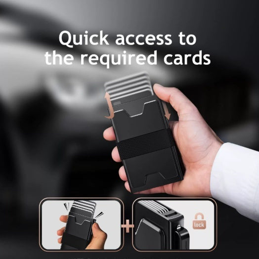 Men's Ultra-thin Strap Expansion Back Card Box