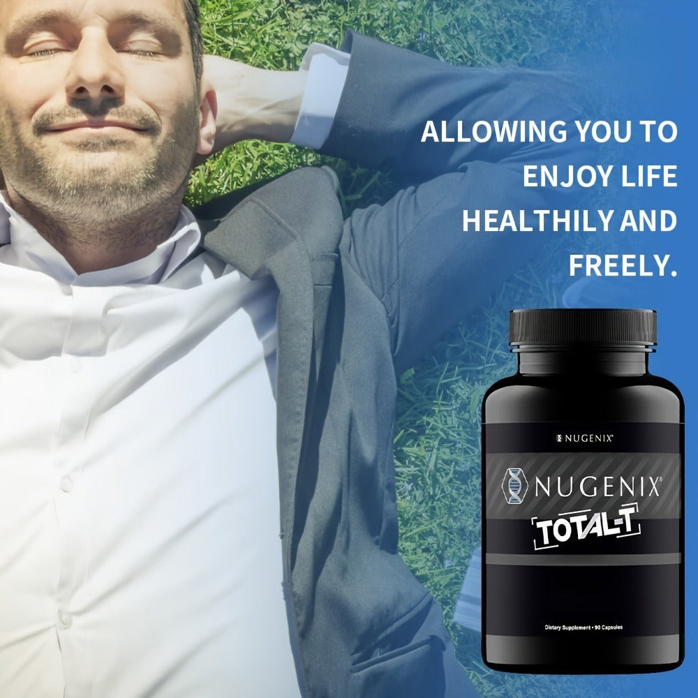 Testosterone Support Supplement for Men Total-T – Supports Free and Total Testosterone Levels, Natural Male Vitality & Streng