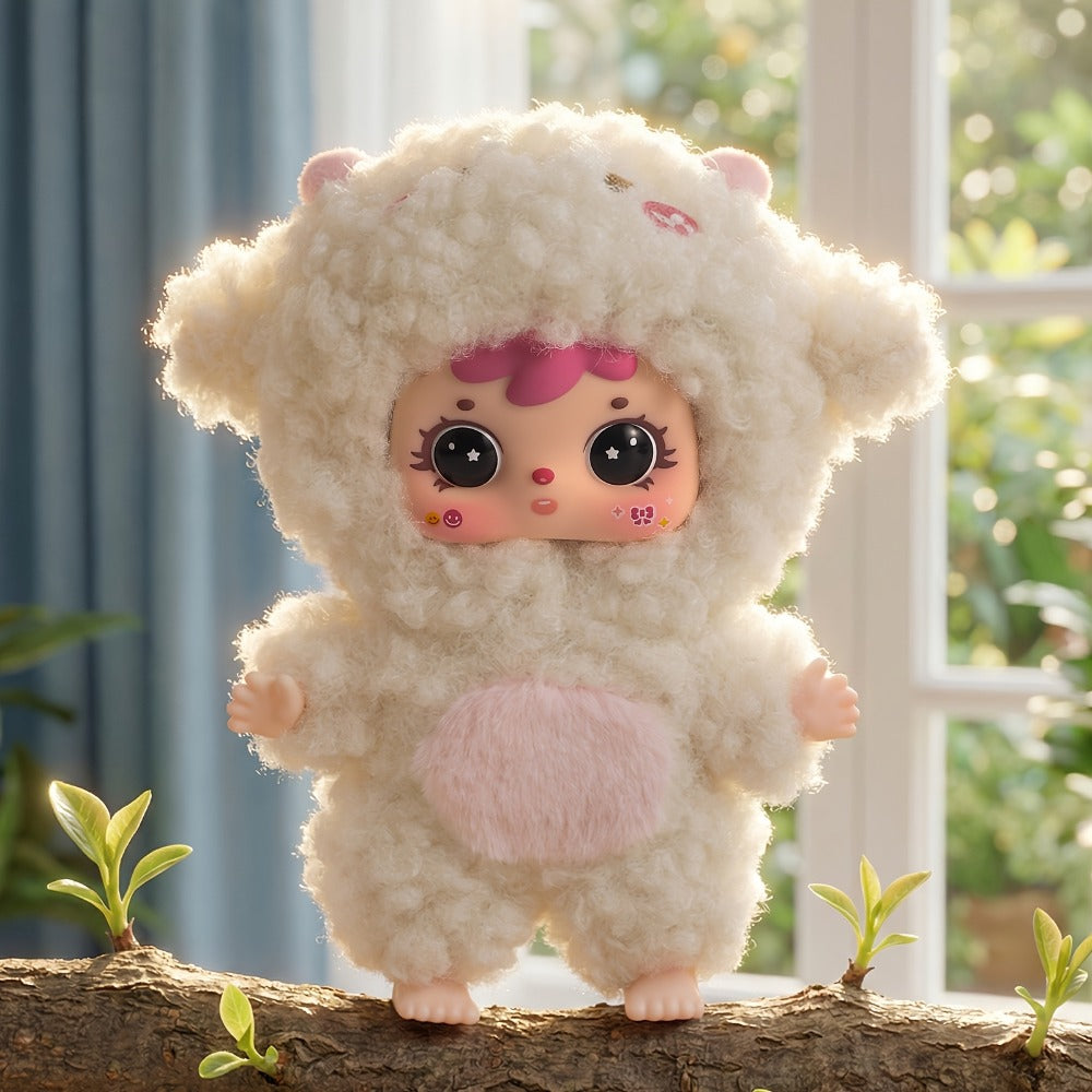 Kawaii Plush Keychain Charm, Cute Pet Healing Doll Rabbit Bear Stuffed Animal Bag Pendant, Random Style — image 7