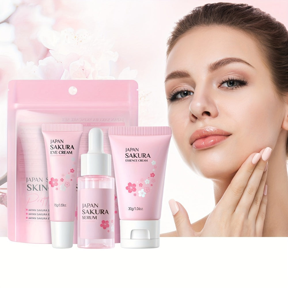 Sakura Skincare Gift Set with Mini and Full Routine Options, Pink Packaged Facial-Care Items and Accessories — image 10