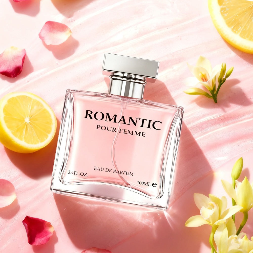 Perfume for Women Two-Pack of 100ml EDP Sprays with Rose, Chamomile, Lemon, Lily, Violet, Musk and Wood — image 4