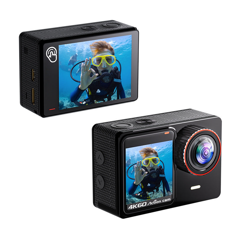 Waterproof 4K Action Camera 30M EIS Anti-Shake Wide Angle