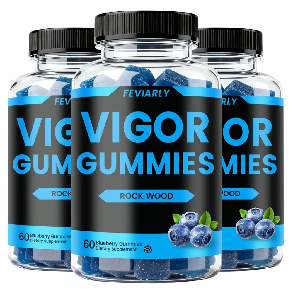Men's Performance Gummies with Shilajit, Maca & Blueberry, Male Drive, Strength & Stamina Supplement — image 6