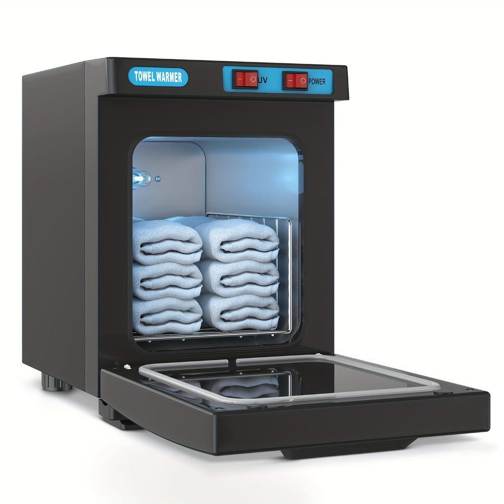 Hot Towel Warmer with Cabinet 1.32 Gal 2-in-1 Heating and UV for Salon — image 2