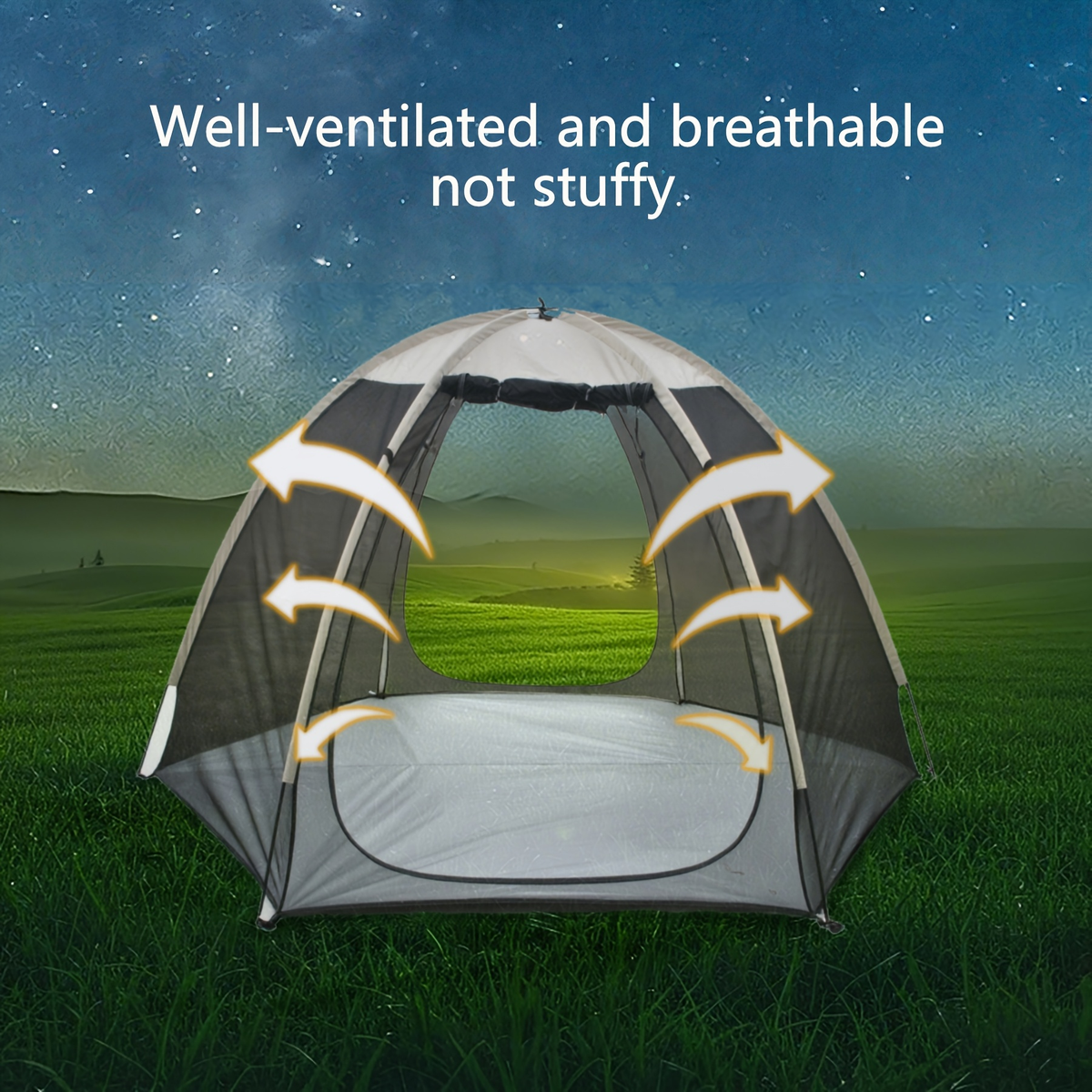 Screen Tent Large Portable Dome Oxford UV Resistant Outdoor Shelter — image 11