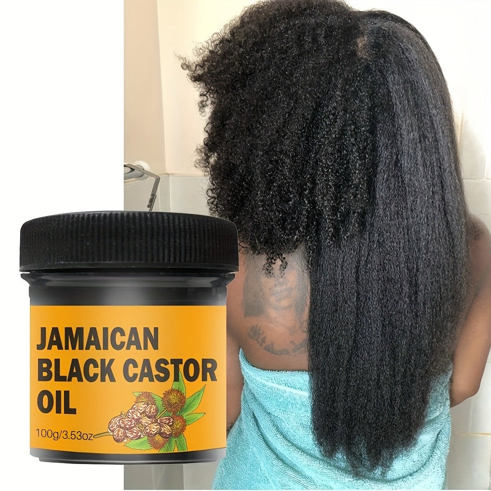 Jamaican Black Castor Hair and Scalp Oil in a 100g Wide-Mouth Jar with 3.53 oz Net Weight Label — image 7