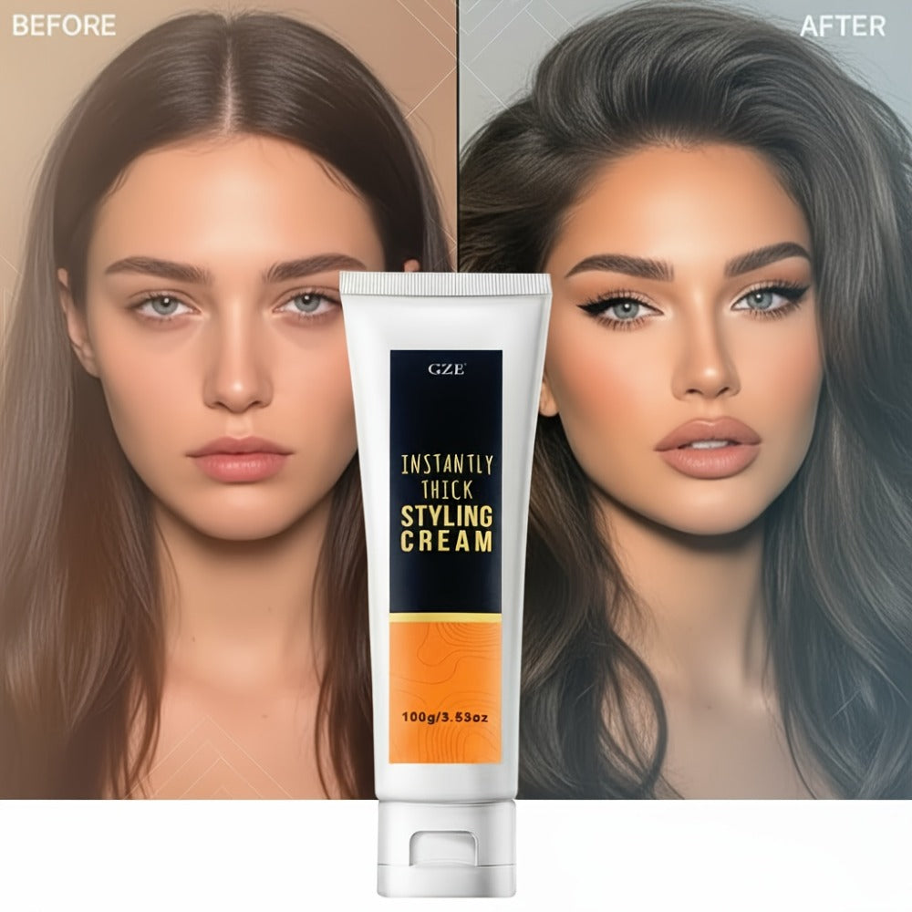GIZE 100g Hair Styling Cream in Black-and-White Squeeze Tube for Hair Texture Styling Application — image 2