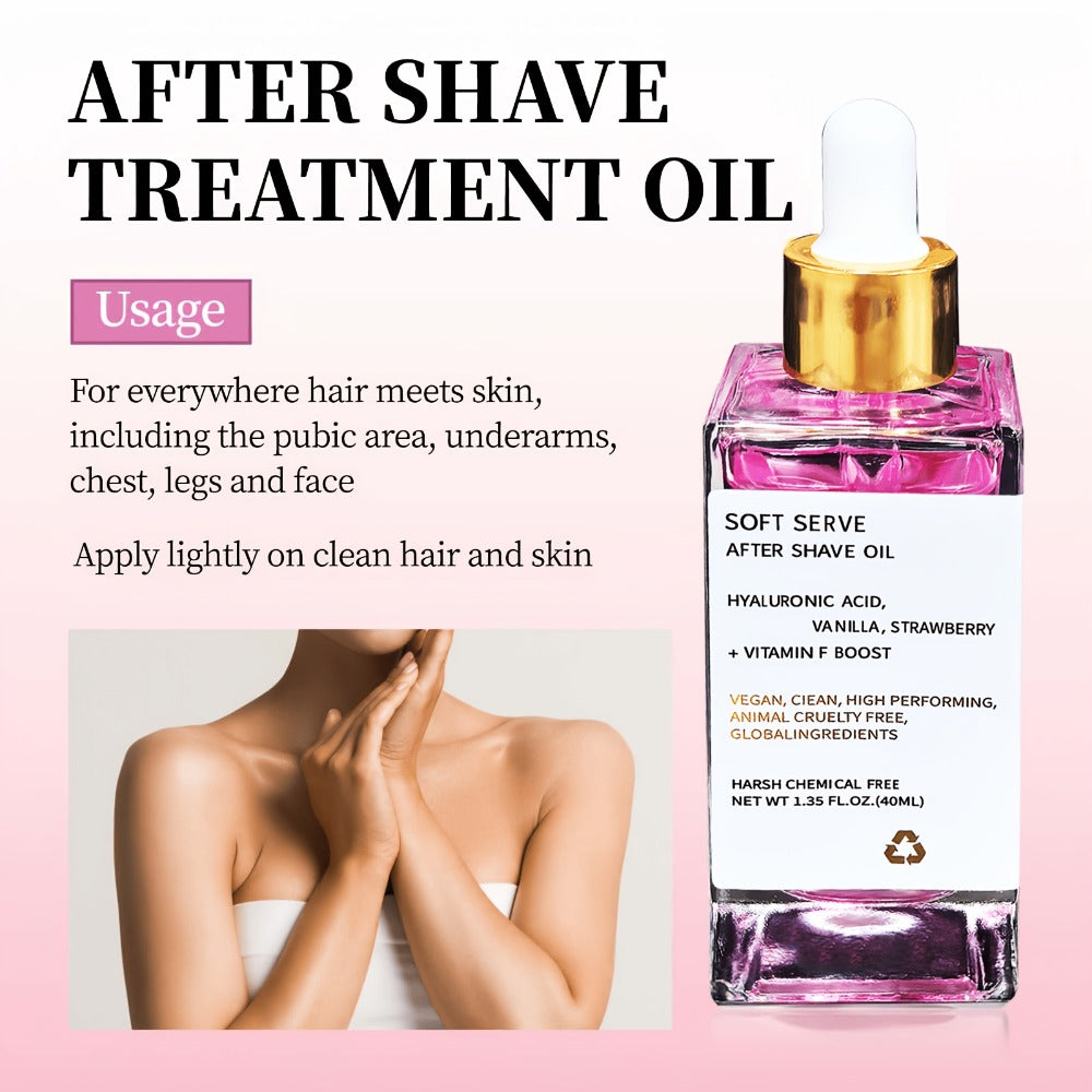 Beard Oil 2-Pack Strawberry Vanilla Scent 1.35oz Each Mustache Oil After Shave Moisturizer, for Everyday Face, Beard and Body