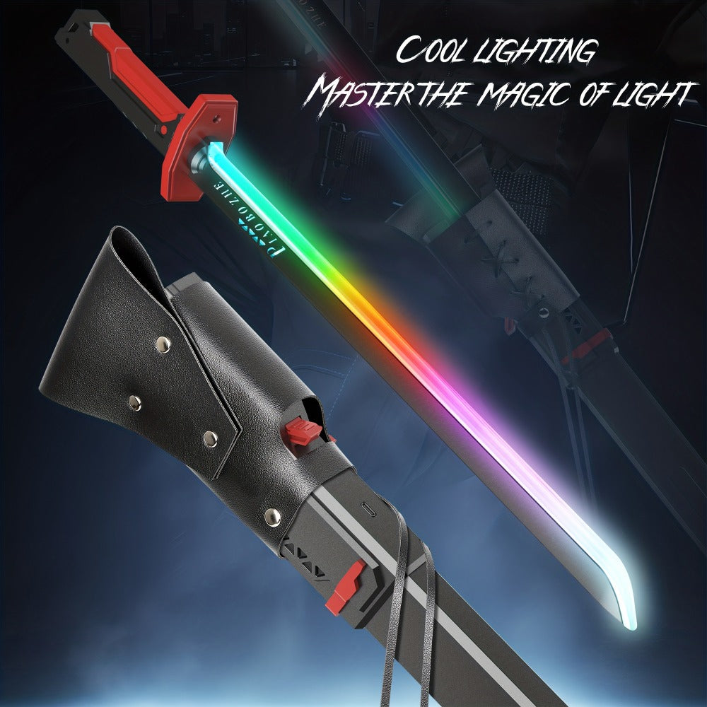 LED Katana Sword 31.5" Pro Cosplay Light Katana with Ejecting Spark, Water Mist, Multi-Color LED & Sound Effects — image 3