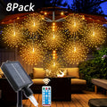 Solar Starburst Ball Light Set with Eight 480-LED Pieces, Remote Control and Three Color Options — image 5