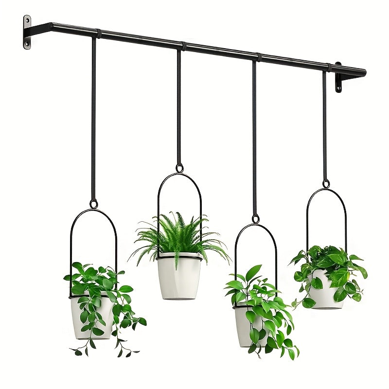 Hanging Planter | Adjustable Metal Wall Rack Indoor Herb Window Pot — image 5