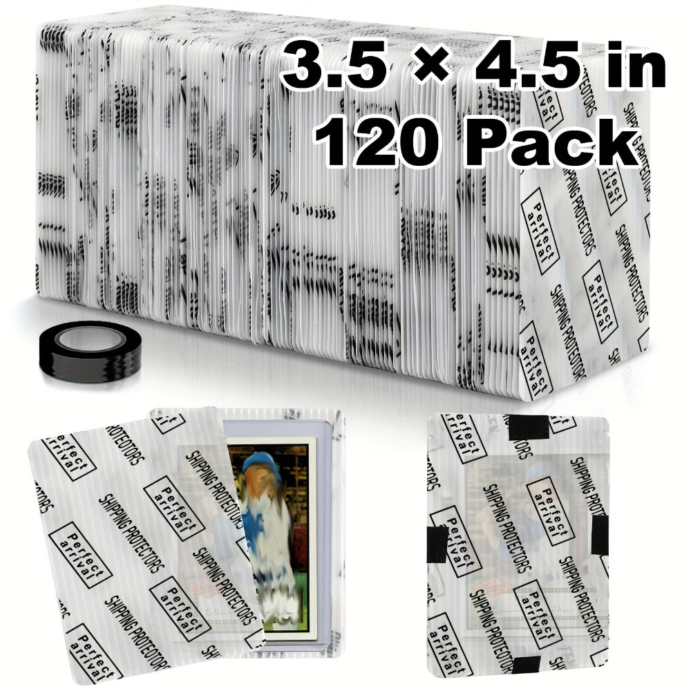 Trading Card Shipping Protectors 60/120/510 Count 3.5x4.5 Inch – Premium Rigid Plastic Card Mailer Inserts for Sports Cards —