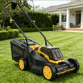 Brushless Cordless Lawn Mower 20V Compatible with Dewalt 20V MAX Battery 14-Inch 700W Pure Copper Motor for Garden, Patio and