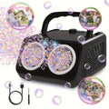 Dual-Wheel Electric Bubble Machine with Black, White, Black Classic or White Classic Color Options — image 12