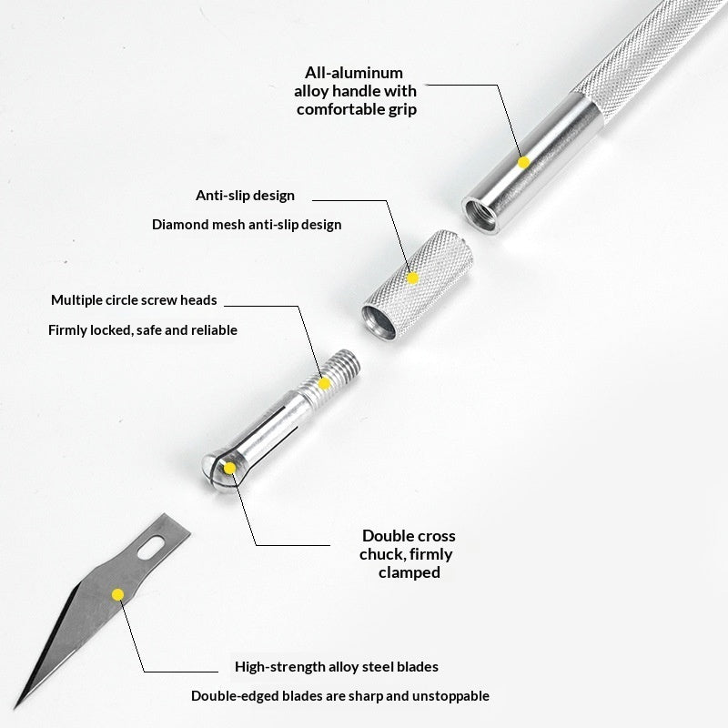 Aluminum Alloy Carving Knife Set