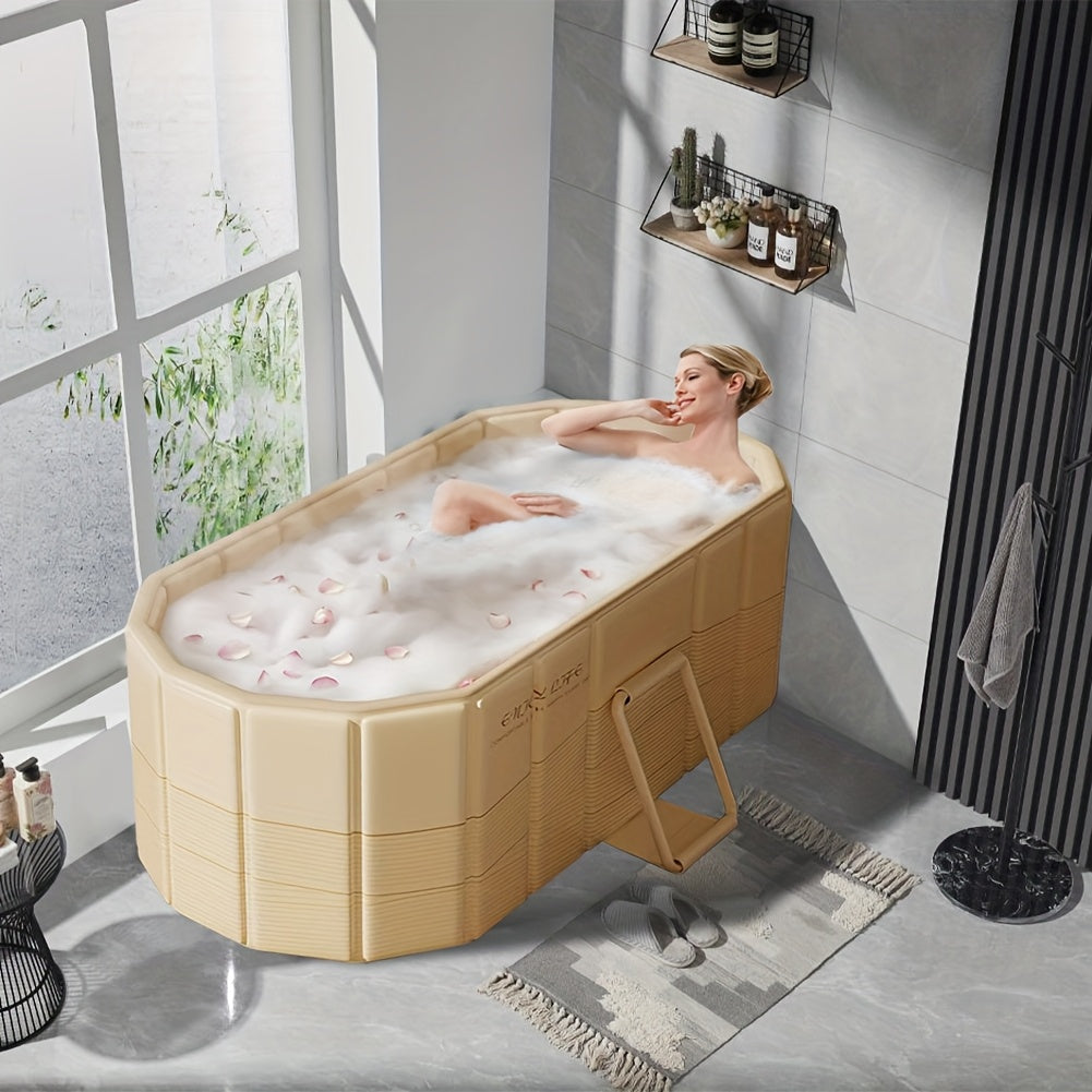 Portable Hot Tub Foldable for Garden, Patio and Yard Use, with the Listed Configuration, for Everyday Use and Organized Stora