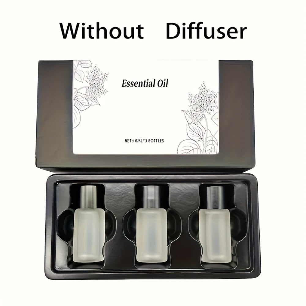 Car Air Freshener Aroma Diffuser with Essential Oils – USB Powered Smart Scent Diffuser for Car, 3/6/10/20 Bottles 0.34oz Ess