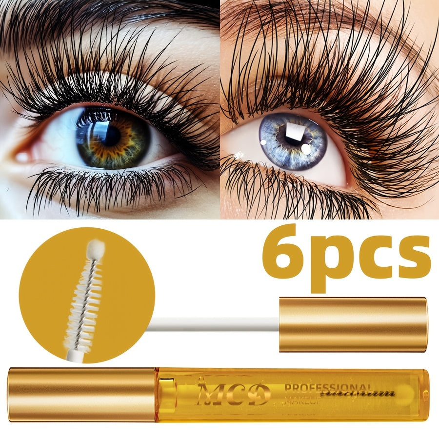 Eyelash Serum 6-Pack for Women - Natural Lash Growth & Enhancement Gel Formula, Conditioning Curling Effect — image 6