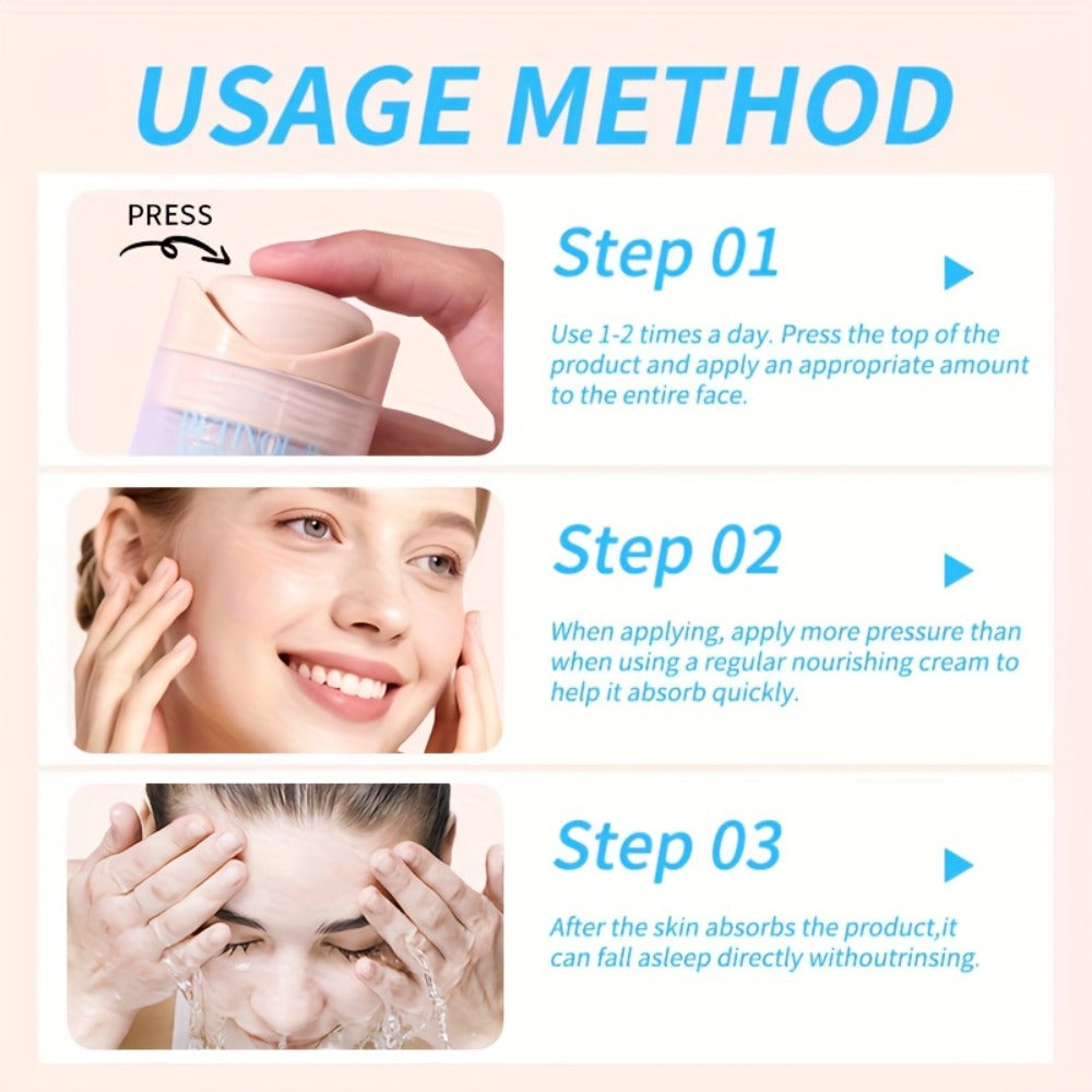 Face Cream Retinol and Vitamin C Formula with Lightweight, Fast-Absorbing Finish for Morning or Night Use — image 8