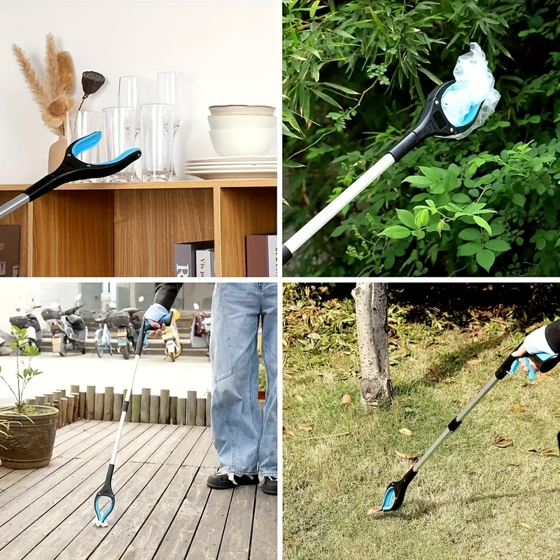 Grabber Tool Reacher 32-Inch Foldable Telescopic – 360° Rotating Jaws & Magnetic Tip Litter Picker, Lightweight Easy-Grip Rea