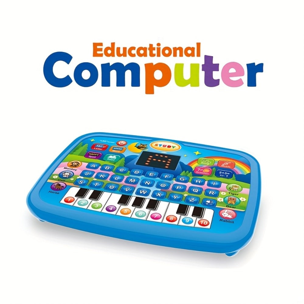 Educational Learning Tablet for Kids Ages 3-6, Multifunctional Alphabet Numbers Music Animal Sounds & Piano Toy — image 3