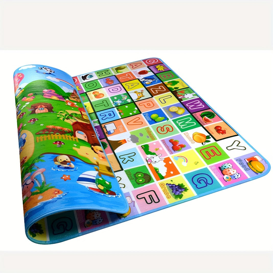 Double-Sided Foldable Foam Picnic Mat, 78 x 71 Inch Portable Beach Blanket with Five Printed Pattern Options — image 5