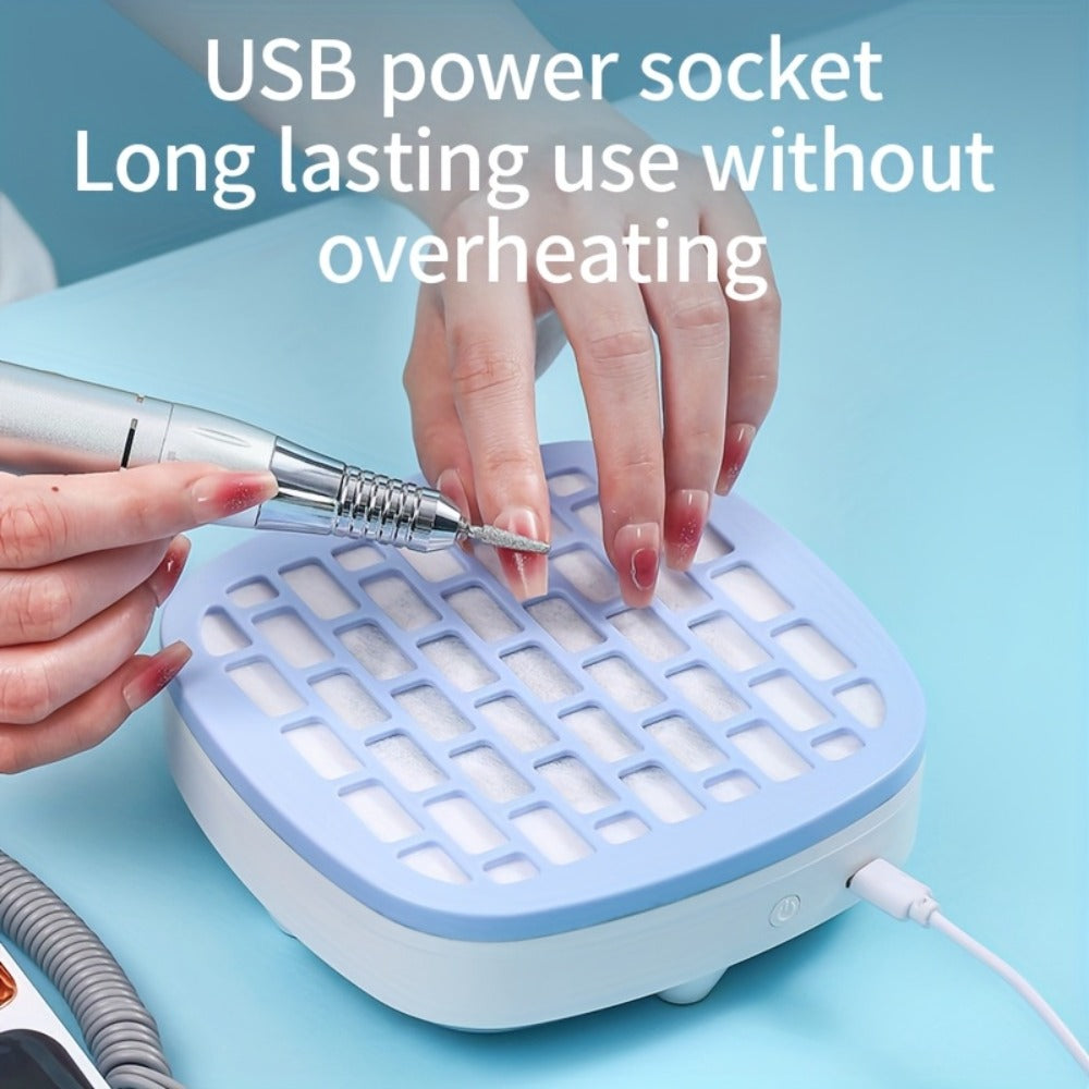 Nail Dust Collector Mini USB Electric Vacuum Cleaner with 10 Filter Pads & Strong Suction, Portable Nail — image 10