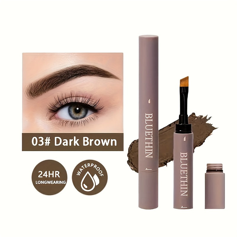 Waterproof Eyebrow Pencil Double-Ended Micro Precision Tip – Smudge-Proof Brow Definer, for Makeup, Travel and Everyday Vanit