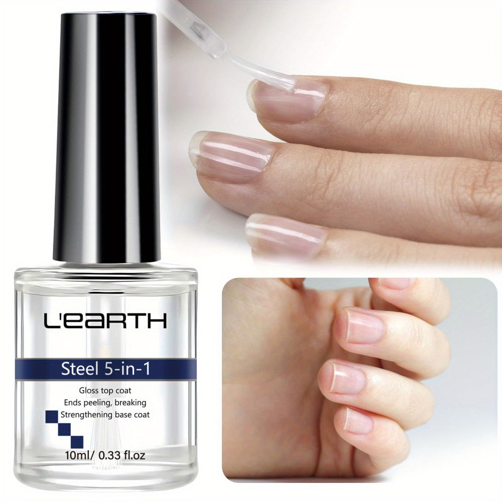Nail Strengthening Kit 5-in-1 Formaldehyde-Free, Top Coat, Base Coat, Nail Hardener, Cuticle Oil & Polish — image 8