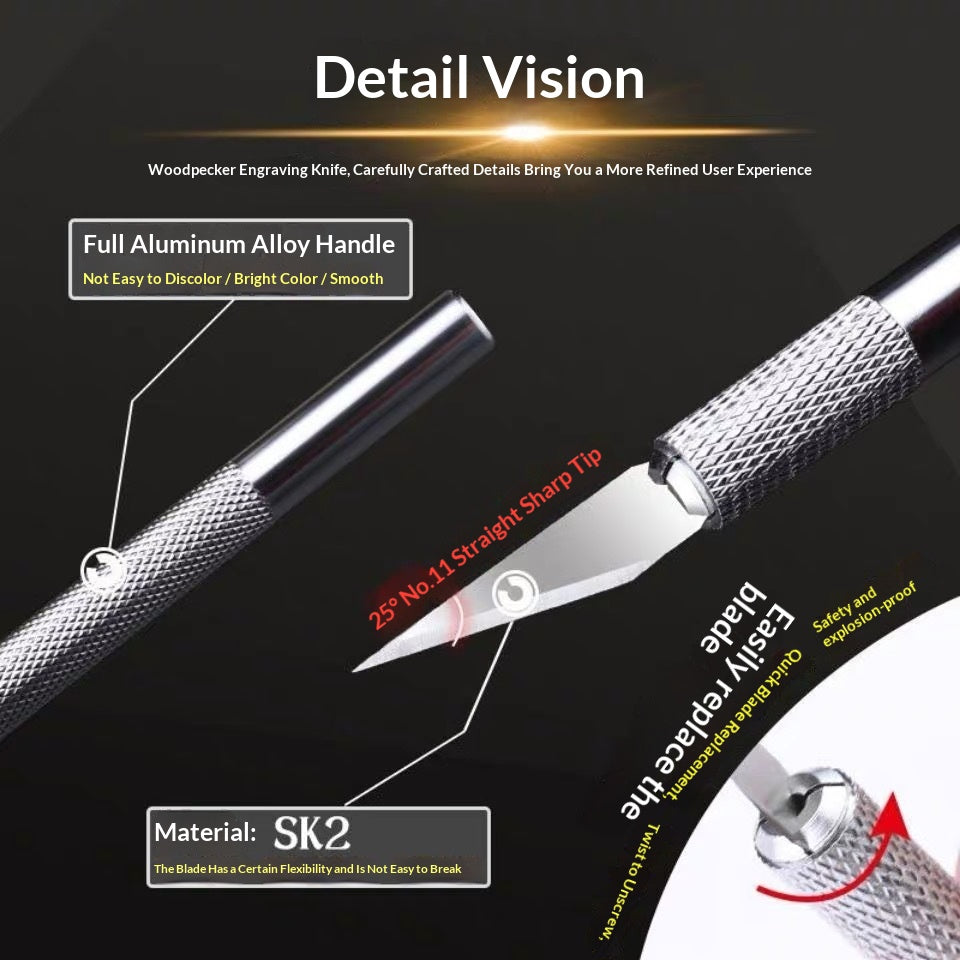 Aluminum Alloy Carving Knife Set