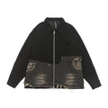 Design Burr Stitching Denim Jacket Coat Women