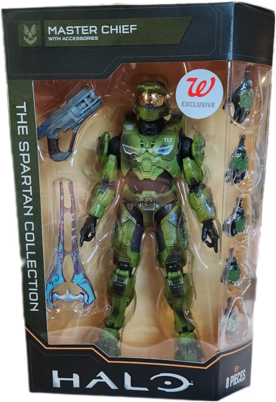 HALO Master Chief Action Figure Spartan Collection, Energy Sword with the Listed Color, Size or Set Options for Everyday Use 