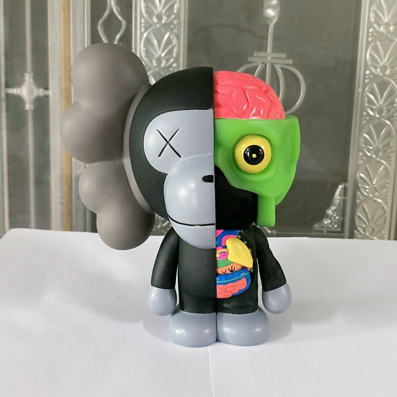 Kaws Sesame Street Doll Living Room High end Light Luxury Trendy Play Violent Bear Desktop Ornament Handmade Cartoon Home Gift - V.I.P Digital Presence