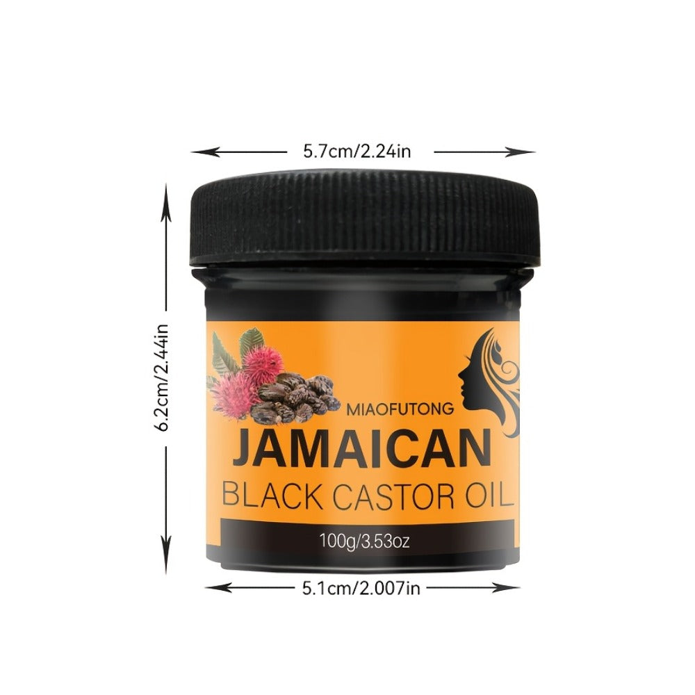 Black Castor Oil Hair Milk 5pcs, 100% Jamaica Pure Cold-Pressed Castor Oil Leave-In for Curly, Coily & Textured Hair — image 
