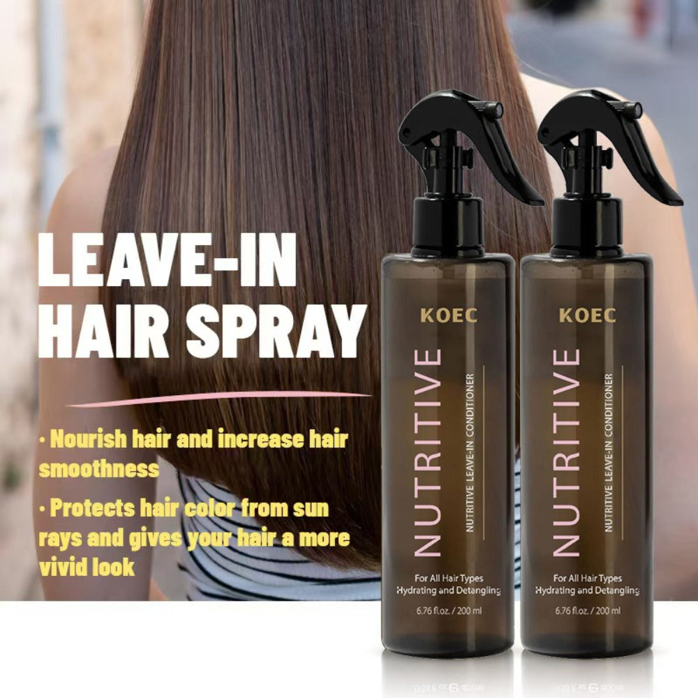 Keratin Biotin Leave-In Conditioner 6.76oz, Anti-Frizz Detangler with Argan Oil & Plant Extracts — image 15