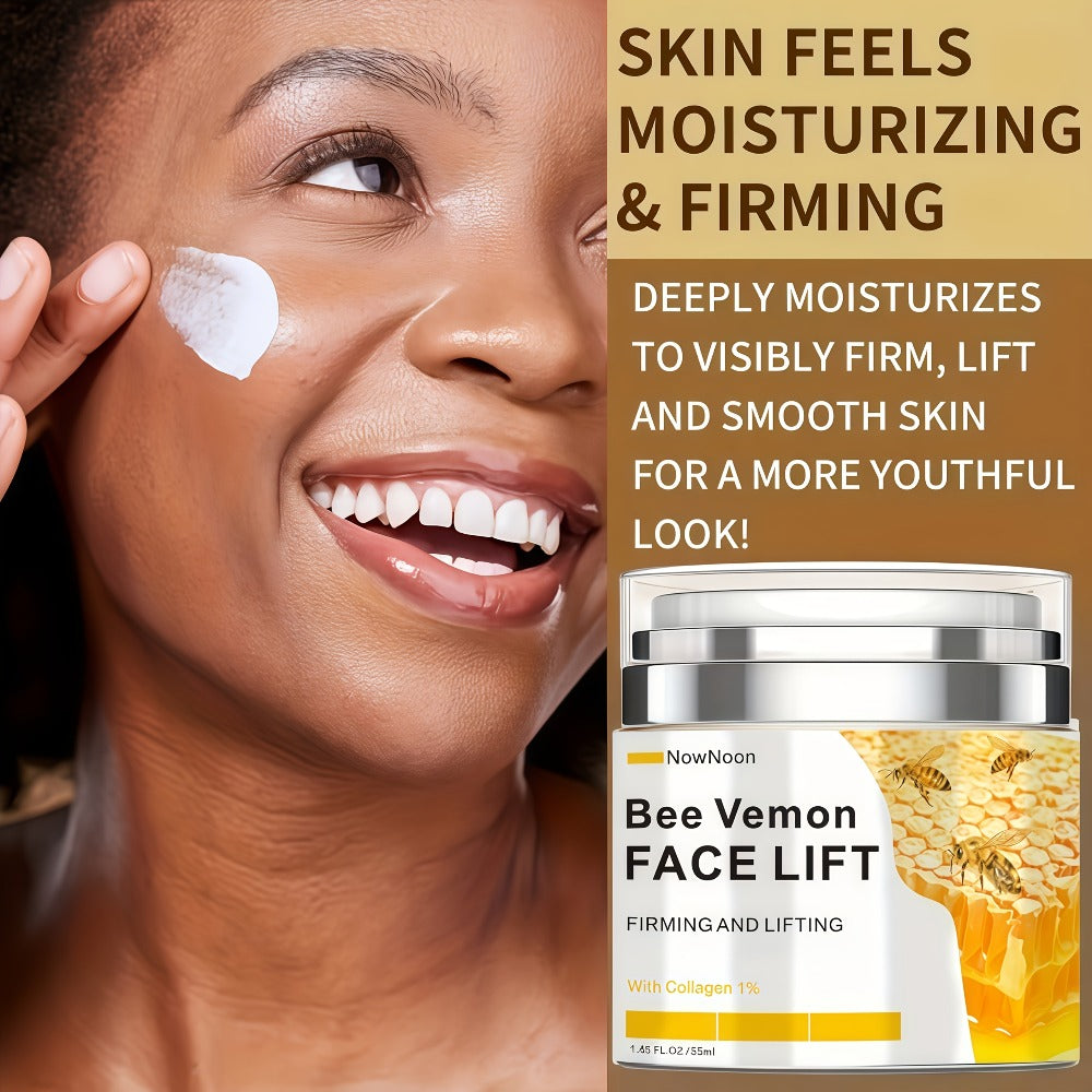 Face Cream Bee Venom 50g Formula with Hyaluronic Acid, Collagen and Vitamin E in Lightweight Texture — image 2
