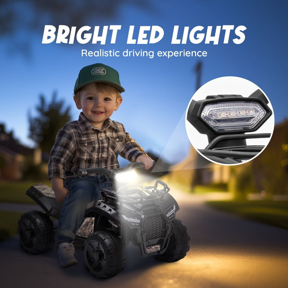6V Kids Ride On ATV 4-Wheeler Quad Electric Toy Car for Toddlers 18-36 with the Listed Color, Size or Set Options for Everyda