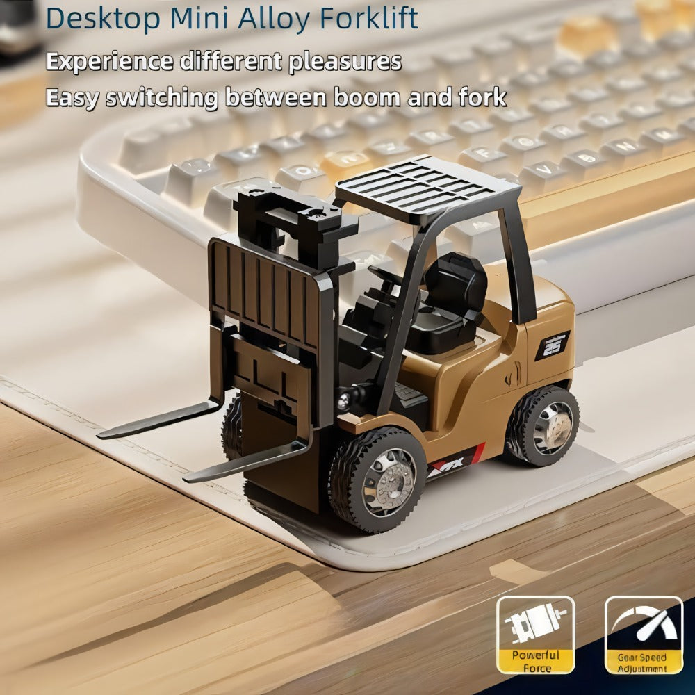 RC Forklift Toy 1/64 Scale Alloy Die Cast Remote Control Forklift Truck with the Listed Color, Size or Set Options for Everyd