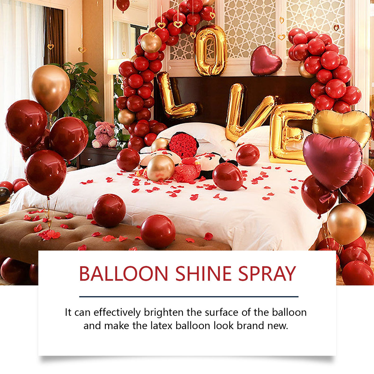 Balloon Gloss Spray To Enhance The Balloon Atmosphere Gloss Long-Lasting Effect To Create A Textured Highlighter Spray