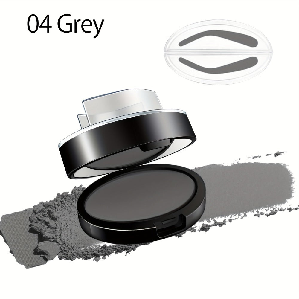 Waterproof Eyebrow Stamp Powder Kit Natural Arched Brow Shaping Long-Lasting Makeup for Women – Beginner Friendly Works on Dr