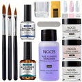 Acrylic Nail Kit NOCIS Clear, Pink and White Powders with Q Monomer, Primer, Brush Cleaner and Four Brushes — image 11