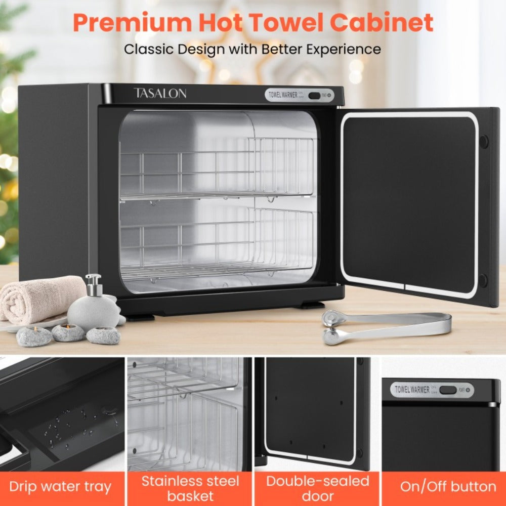 Hot Towel Warmer Cabinet 23L Holds 72 Towels Heats to 158-176°F in 10-15 Min, Professional Salon & Spa — image 17