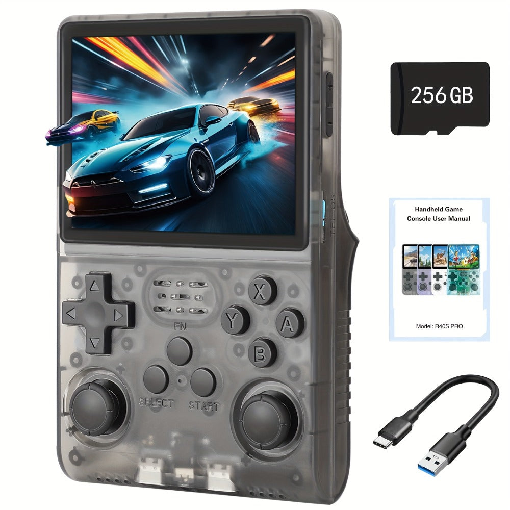R40S PRO Handheld Retro Game Console 256GB, 3.5 Inch IPS Screen Portable Emulator with Linux System — image 1