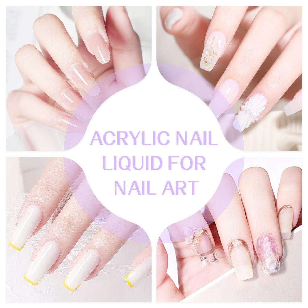 Unscented Acrylic Liquid Monomer 120ml Portable Bottle for Home and Salon Manicures, with the Listed Configuration — image 5