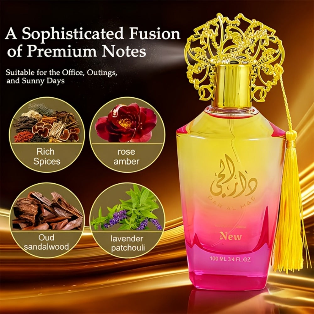 Women's Perfume Arabic Eau de Parfum 3.38 oz with Fruity Oriental Profile and Ornate Gold Bottle — image 4